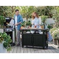 Keter Unity BBQ Table Storage Double in Grey