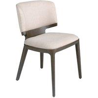 Angel Cerda Light Grey Fabric Dining Chair with Oak Legs
