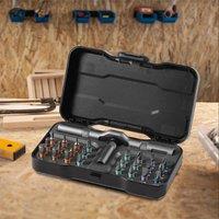 Havendro 43pcs Multi Bit Magnetic Screwdriver Set Detachable T Ratchet in Black