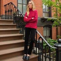 Lands' End Women's Straight Leg Stretch Cord Jeans, Mid Rise in Black | Size: 10R