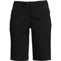 Lands' End Women's Plus Chino Bermuda Shorts in Black | Size: 22