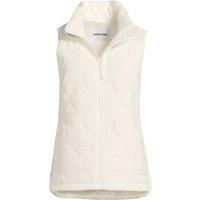 Lands' End Women's Insulated FeatherFree Onion Quilted Gilet in Ivory | Size: 20