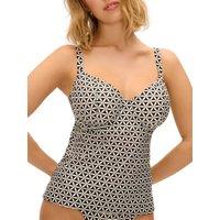 Freya Women's Koh Tao Tankini Top in Black | Size: 32E