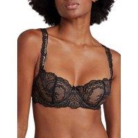 Aubade Women's Danse Des Sens Half Cup Bra in Black | Size: 38C