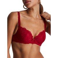 Aubade Women's Danse Des Sens Moulded Push-Up Bra in Red | Size: 32C