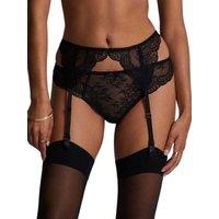 Aubade Women's Danse Des Sens Suspender Belt in Black | Size: 8