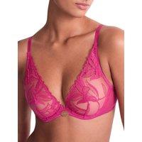 Aubade Women's Sweet Euphoria Triangle Plunge Bra in Pink | Size: 36B