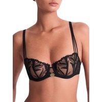 Aubade Women's Sweet Euphoria Half Cup Bra in Black | Size: 32E