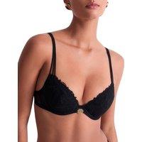 Aubade Women's Sweet Euphoria Moulded Push-Up Bra in Black | Size: 34C