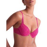 Aubade Women's Sweet Euphoria Moulded Push-Up Bra in Pink | Size: 34E
