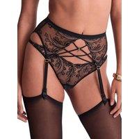 Aubade Women's Cosmic Romance Suspender in Black | Size: 10