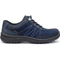 Hotter Women's Wide Fit 'Mist' Gore-Tex Shoes in Mid Navy | Size: 4