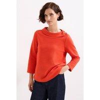 Phase Eight Women's Remy Textured Top in Scarlet | Size: 18