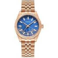 Bertha Women's Marina Mother-Of-Pearl Bracelet Watch in Rose Gold