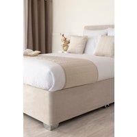 Belledorm Faux Suede Deep Base Wrap in Beige | Size: Super King
