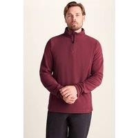 TOG24 Men's 'Revive' Quarter Zip Fleece in Maroon | Size: XL