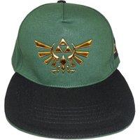 Legend of Zelda Men's Hyrule Logo Snapback Cap in Green