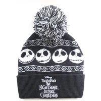 Nightmare Before Christmas Men's Basic Snow Beanie in Black