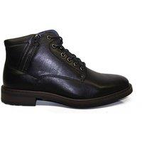 IVACHY Men's Smart Business Work Office Ankle Boots Zip Lace-up Dress Shoes in Black | Size: 8