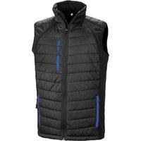 Result Men's Compass Softshell Padded Gilet in White | Size: 4XL