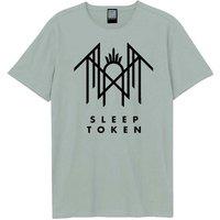 Amplified Men's Sleep Token Logo T-Shirt in Pale Blue | Size: XS