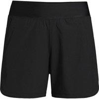 Lands' End Women's Plus Board Shorts - with Swim Briefs in Black | Size: 20