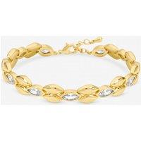 Jon Richard Women's Gold Plated & Crystal Bracelet