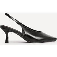 Linzi Women's Method Brown Square Toe Court Heels | Size: 6-Standard Fit