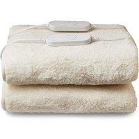 Morphy Richards EverCosy Super King Premium Fleece Heated Electric Under Blanket in White