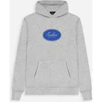FRADIME Oval Script Hoodie in Grey | Size: Medium