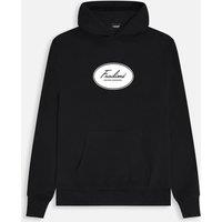 FRADIME Oval Script Hoodie in Black | Size: Small