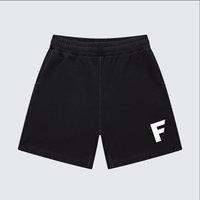 FRADIME F Emblem Sweatshorts in Black | Size: Small