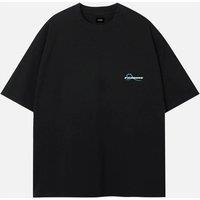 FRADIME Kite Surf 275GSM T-shirt in Black | Size: Small