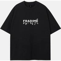 FRADIME Braille 275GSM T-shirt in Black | Size: Small