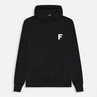 FRADIME F Emblem Hoodie in Black | Size: Small