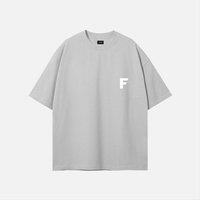 FRADIME Emblem 275GSM T-shirt in Grey | Size: XL