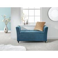 GFW Genoa Velvet Window Seat in Teal