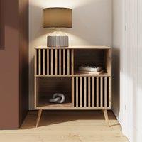 GFW Rowan Compact Sideboard in Light Oak