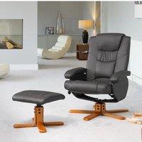 Artemis Home Severn Swivel Recliner with Massage & Heat Burgundy in Grey | Size: 1 Seater