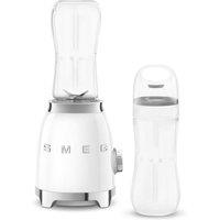 Smeg Retro 50's Style Personal Blender, 2x Bottles-To-Go, 2 Speeds in White