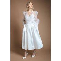 Coast Women's Twill Full Volume Bridal Skirt in Ivory | Size: 10