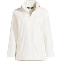 Lands' End Women's Softshell Jacket in Ivory | Size: 10-12