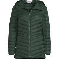 Lands' End Women's Wanderweight Down Ultralight Packable Jacket with Hood in Bottle Green | Size: 10-12
