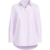 Lands' End Women's Cotton Oxford Shirt in Lilac | Size: Medium