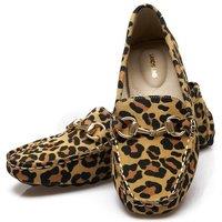 Lands' End Women's Leather Moccasin Horse Bit Loafers | Size: 5