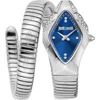 Just Cavalli Women's Snake 316L Stainless Steel Watch in Silver