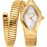 Just Cavalli Women's JC1L306M0035 Signature 22mm Quartz Watch in Gold