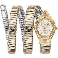 Just Cavalli Women's Snake 316L Stainless Steel Gold Dial Watch