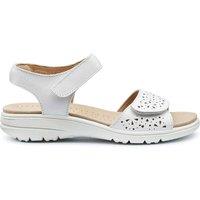 Hotter Women's 'Leah II' Sandals in White | Size: 5