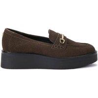 Carvela Women's 'Vista Loafer' Suede Flats in Brown | Size: 3